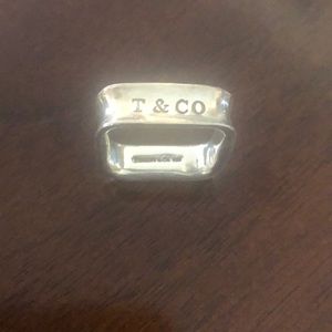 Tiffany & Co Sterling Silver Square Ring